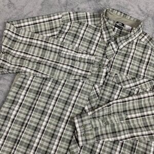 Helikon-Tex Men Defender‎ Mk2 City Shirt 2XL Green Plaid Tactical Nylon Stretch